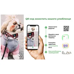 Нашийник для собак Waudog нейлоновий з QR-паспортом Смайли на чорному XL - мініатюра 10