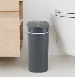 Відро для сміття Mixxus Flat-TC0109 Graphite сенсорне овальне 9 л графіт (MI7075) - мініатюра 3