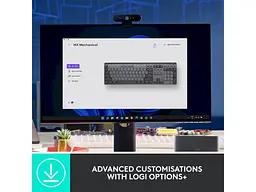 Клавіатура Logitech MX Wireless Illuminated Performance Graphite Clicky (920-010759) - мініатюра 9