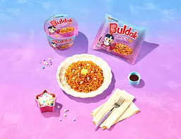 Локшина Samyang Buldak Swicy Sweet and Spicy Chicken Flavored Ramen Noodles 130г - мініатюра 2