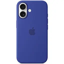 Силіконовий чохол CasePro Silicone Case with MagSafe Ultramarine для iPhone 16 - мініатюра 2