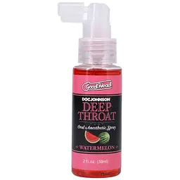Спрей для мінету Doc Johnson GoodHead DeepThroat Spray - Watermelon 59 мл для глибокого мінету - мініатюра 1