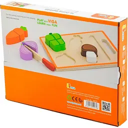 Іграшкові продукти Viga Toys Дерев'яні овочі (50979) - мініатюра 3