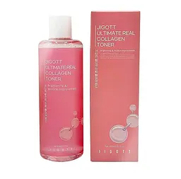 Тонер для обличчя Колаген Ultimate Real Collagen Toner Jigott 300 мл - мініатюра 2