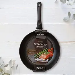 Сковорода Gusto GT-2102-28 покриття Mega-Stone 28х5.3 см (77330) - мініатюра 5