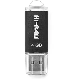 Флеш накопичувач USB 4Gb Hi-Rali Rocket чорний USB 2.0 (HI-4GBVCBK)
