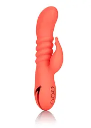 Вібратор-кролик CalExotics Orange County Cutie 21 см помаранчевий - мініатюра 2
