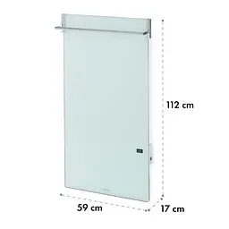 Інфрачервоний обігрівач для ванної кімнати Klarstein Hot Spot Crystal Spotless (10035064) - мініатюра 8