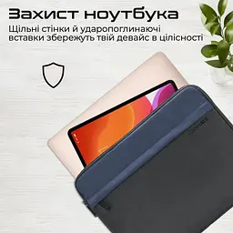 Чохол до ноутбука Promate 13" Limber-SB Black (limber-sb.black) - мініатюра 3
