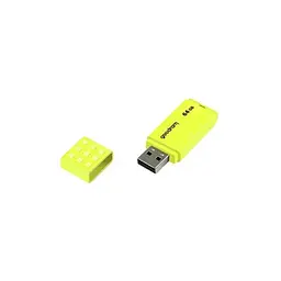 USB флеш накопичувач Goodram 64GB UME2 Yellow USB 2.0 (UME2-0640Y0R11) - мініатюра 2