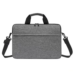 Сумка для ноутбука 15.6 дюймов с плечевым ремнем Merlion YTMR15Gr 40x30x3cm Grey