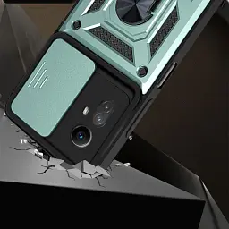 Панель BeCover Military для Xiaomi Redmi Note 12S Dark Green (709487) - мініатюра 4