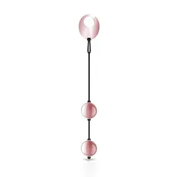 Вагінальні кульки Rosy Gold Nouveau Kegel Balls, 2.8 см, золотистий - мініатюра 4