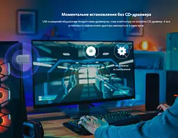USB Wi-Fi 6 адаптер дводіапазонний Tenda U-18 AX1800 12001Mbps, USB 3.0, MU-MIMO, WPA3 - мініатюра 6