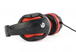 Навушники ігрові Gembird GHS-03 Black/Red з мікрофоном - мініатюра 4