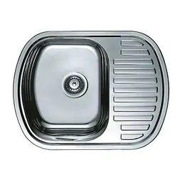 Кухонна мийка Haiba 63x49 satin HB0552, Нержавіюча сталь