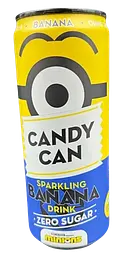 Газований напій Candy Can Minion Sparkling Banana Drink Zero Sugar 330 мл - мініатюра 2