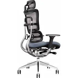 Офісне крісло GT Racer X-801 Bright Gray (W-20 B-40) [147931] - мініатюра 4