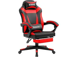 Комп'ютерне крісло для геймера Defender Cruiser Black/Red (64344) - мініатюра 5