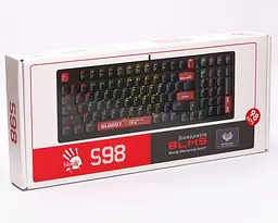 Клавіатура A4Tech S98 Bloody Red - мініатюра 10