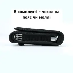 Мультитул UAD BlackPhantom 11 інструментів сталевих чорний Чорний - мініатюра 5