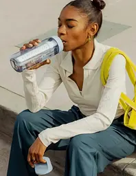 Пляшка-фільтр для води LifeStraw, пляшка-фільтр для води на 650 мл, пляшка-фільтр для води для подорожей, пляшка-фільтр для води для подорожей, пляшка з фільтром для води Темно-сірий - мініатюра 4