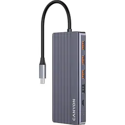 USB-Хаб Canyon 13-в-1 4K USB-C DS-16 (CNS-TDS16) - мініатюра 4