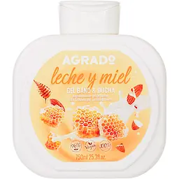 Гель для душу і ванни Agrado Bath&Shower Gel Молоко та мед 750 мл