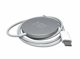Безротовий магнітний зарядний пристрій XON AirCharge MagLink M1 (15W) USB Type-C (AM1CW 5962) Білий - мініатюра 3