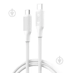 Кабель XO NB-Q265B PD 60W Type-C to Type-C Minimalist Series charging Cable Білий