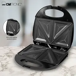 Сендвічниця CLATRONIC ST 3477 Black - мініатюра 4