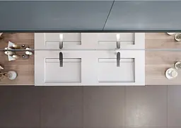 Умивальник Miraggio AGNESS 1500 (0000151) Miramarble, Глянцевий, Накладний/Врізний, Білий - мініатюра 5