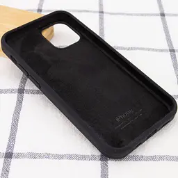 Чохол Silicone Case Full Protective (AA) для Apple iPhone 12 mini (5.4) Чорний / Black - мініатюра 3