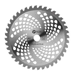 Диск для тримера Polax 225 × 25,4 мм, 40Т (70-092) - мініатюра 1