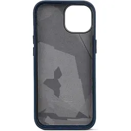 Оригінальний шкіряний чохол Decoded Leather Case MagSafe для Apple iPhone 13 (6.1") Matt Navy Blue - мініатюра 4