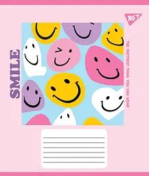 Набір зошитів Yes Smile, в лінію, 12 аркушів, 25 шт. (766294) - мініатюра 2