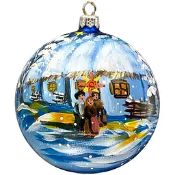 Ялинкова куля Санта Шоп Коляда 12 см (4820001262728)