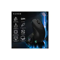Мишка Ajazz AJ159 APEX Wireless/Bluetooth/USB Black (AJM159-A-B) - мініатюра 10