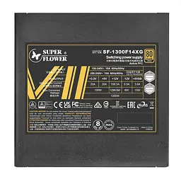 Блок живлення Super Flower Leadex VII XG 1300W ATX 3.1 Gold (SF-1300F14XG WHITE) White (SF-1300F14XG) - мініатюра 3
