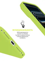Силиконовый чехол с MagSafe для Apple iPhone 17 Pro Max, ICON2 MagCase, желтый, противоударный, панель с мягкой подкладкой, защита всего корпуса, поддержка беспроводной зарядки, совместим с защитными стеклами и пленками, ArmorStandart (ARM88994) - мініатюра 4