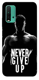 Чохол Demsky Never give up для Xiaomi Redmi Note 9 4G / Redmi 9 Power / Redmi 9T