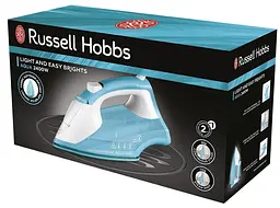 Праска з подачею пари 26482-56 Light & Easy Brights Aqua Iron Russell Hobbs teh0022424 - мініатюра 7