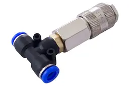 Трійник на шланг Intertool пневматичне швидкороз'ємне з'єднання 8 мм - мініатюра 3