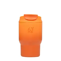 Смачна термочашка для кави 63mugs Drive 360 мл запальна помаранчева (1063) - мініатюра 2