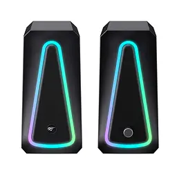Стерео колонки ігрові HAVIT HV-SK208 PRO USB RGB Black HAVIT (28646-000) - мініатюра 2