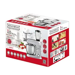 Кухонна машина Royalty Line 3в1 RL-PKM-2100BG Silver 2100вт - мініатюра 2