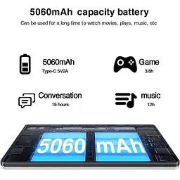 Планшет Doogee Tab U9 10.1" 3/64GB Wi-Fi сірий - мініатюра 5
