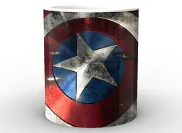Кружка GeekLand Капітан Америка Captain America Captain America щит CA.02.005 - мініатюра 2