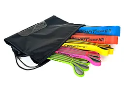Набір двошарових гумок для підтягування Premium 2-63 кг (5 шт) EasyFit fit0024854 - мініатюра 2