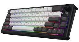 Клавіатура HATOR Skyfall 65 PRO Wireless Silent Switches Grey Black (HTK4160UA) - мініатюра 3
